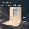 naryinww™ Afternoon Window Printable Photography Backdrop — Mini Window Scene, Shadow Stencil & Small Product Photo Kit